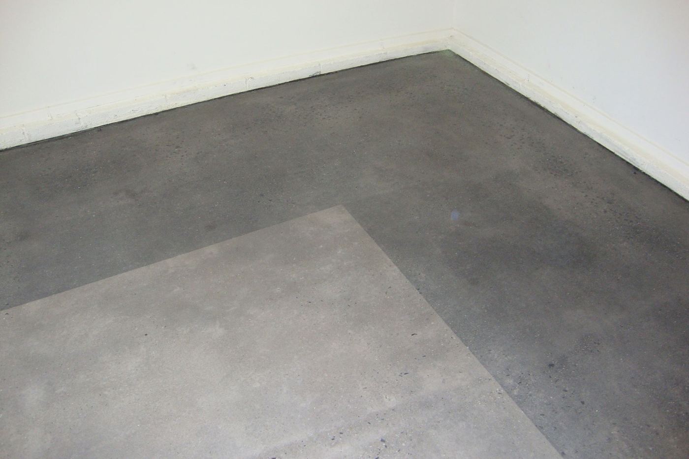 bare concrete after surface prep, before any coating